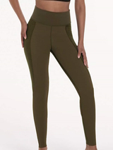 Anita Active Collants de sport Compression PanAlp vert olive legging