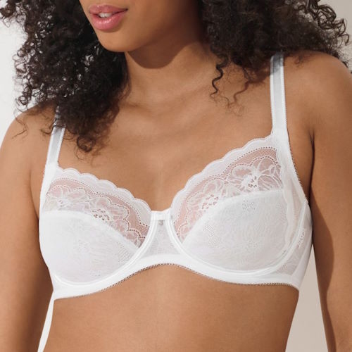 Lisca Evelyn blanc soutien-gorge corbeille