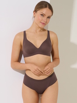 Lisca Maya marron soutien-gorge sans armatures en dentelle