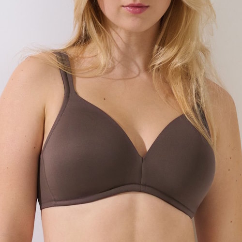 Lisca Maya marron soutien-gorge sans armatures en dentelle