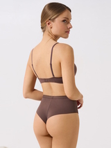 Lisca Maya marron culotte string