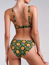 Maillots de bain Marlies Dekkers Bellini vert/print haut de bikini préformé