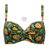 Maillots de bain Marlies Dekkers Bellini vert/print haut de bikini préformé