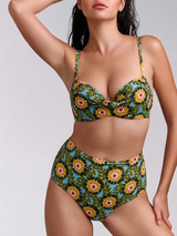 Maillots de bain Marlies Dekkers Bellini vert/print bikinitop push up