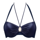 Maillots de bain Marlies Dekkers Jet Set bleu marine bikinitop push up