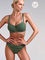 Maillots de bain Marlies Dekkers Holi Vintage vert/print soutien-gorge bikini corbeille