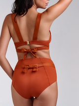 Maillots de bain Marlies Dekkers Cache Coeur orange bikinitop push up