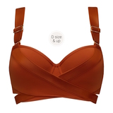 Maillots de bain Marlies Dekkers Cache Coeur orange haut de bikini préformé