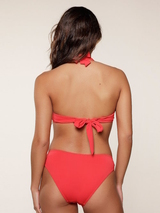 Plage de LingaDore fabulous in red Lace rouge slip de bikini