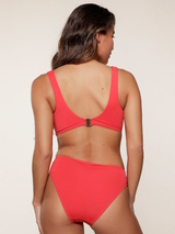 Plage de LingaDore fabulous in red Lace rouge slip de bikini