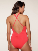 Plage de LingaDore fabulous in red Lace rouge maillot de bain