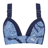 Maillots de bain Marlies Dekkers Cache Coeur bleu/print haut de bikini préformé