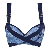 Maillots de bain Marlies Dekkers Cache Coeur bleu/print bikinitop push up