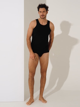 Lisca Hermes noir singlet pour hommes