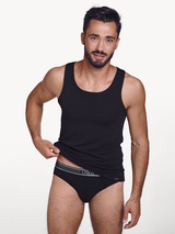 Lisca Zeus noir singlet pour hommes