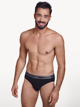 Lisca Zeus noir slip pour hommes