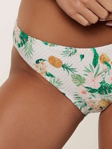 Plage de LingaDore Tropical Botanic blanc/print slip de bikini