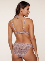 Plage de LingaDore  Pink Leopard rose/print slip de bikini