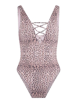 Plage de LingaDore  Pink Leopard rose/print maillot de bain