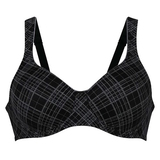 Rosa Faia Twin Art noir/gris soutien-gorge sans forme