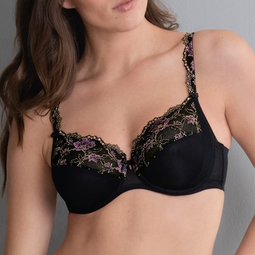 Rosa Faia Colette noir soutien-gorge sans forme