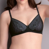 Rosa Faia Rosemary noir soutien-gorge sans armatures en dentelle