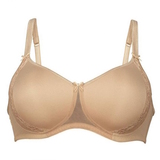 Rosa Faia Lace Rose poudre soutien-gorge sans armatures en dentelle