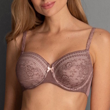 Rosa Faia Fleur taupe soutien-gorge sans forme