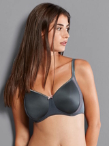 Rosa Faia Fleur anthracite soutien-gorge sans armatures en dentelle