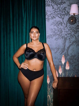 Elomi Morgan noir soutien-gorge sans forme