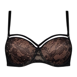 Marlies Dekkers Space Odyssey noir/poudre soutien-gorge sans forme