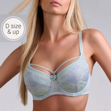 Marlies Dekkers Mariposa bleu/print soutien-gorge sans forme