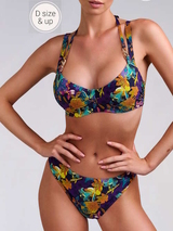 Maillots de bain Marlies Dekkers Acapulco violet/print soutien-gorge bikini corbeille