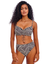 Freya Fiji Falls noir haut de bikini préformé