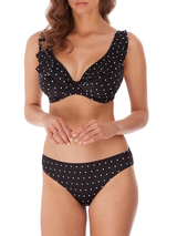 Freya Jewel Cove noir/print haut de bikini préformé