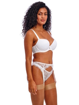 Freya Fascinate blanc jarretelles garter belt