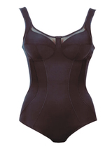 Anita Clara aubergine corselet