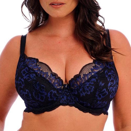 Fantasie Emmaline noir/bleu soutien-gorge sans forme