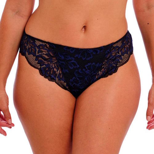 Fantasie Emmaline noir/bleu slip